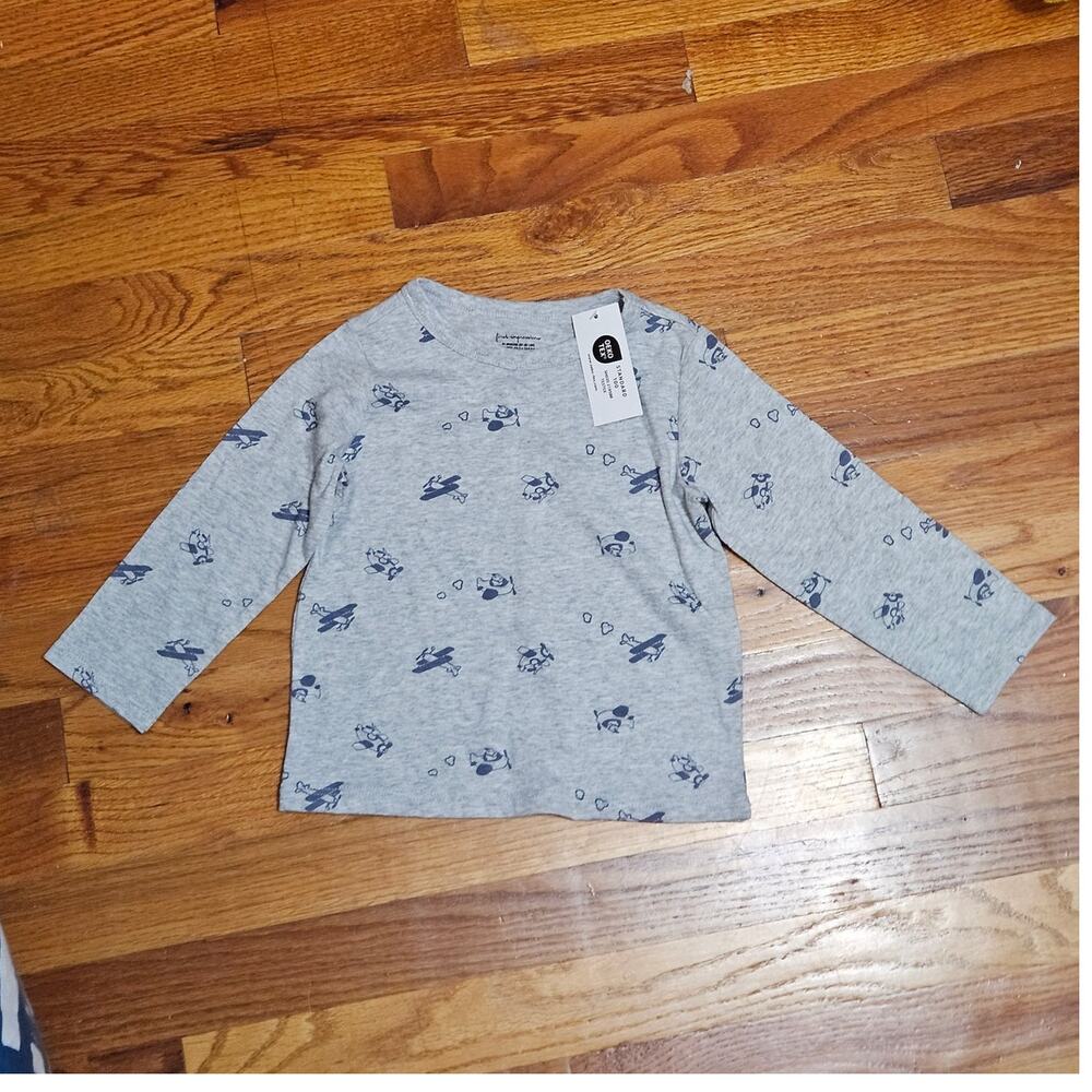 First Impressions Baby Airplane Print Top 24 Months NWT Oeko-Tex